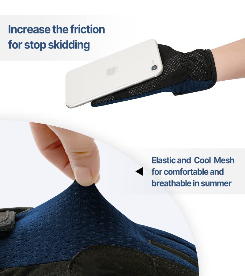 ChinFun Kids Horse Riding Gloves Equestrian Anti Slip Children Horseback Bike Gardening Fishing Cycling Outdoor Activities Riding Gloves Girls Boys Youth - Image 3